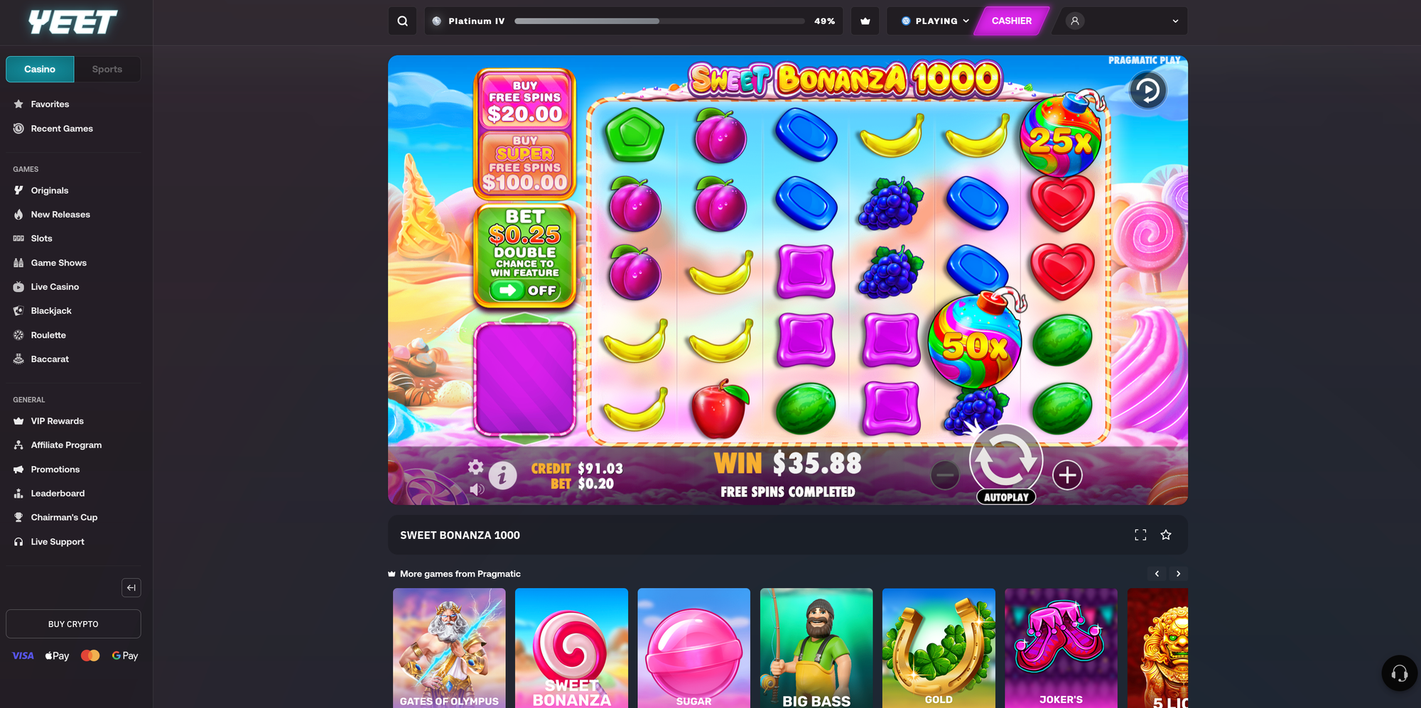 Sweet Bonzana 1000 (Crypto Casino Game) - Google Playstore Now!