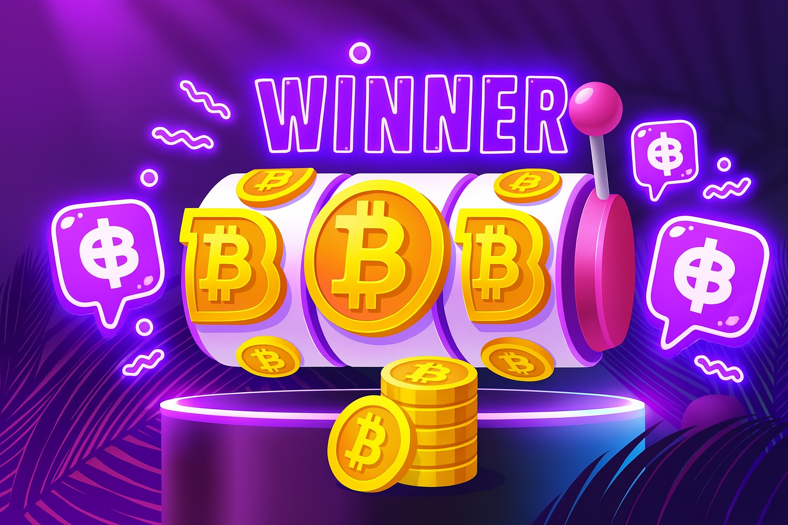 AI Image of a crypto casino slot