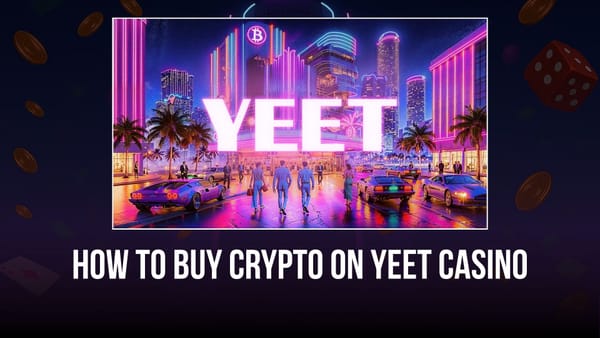 How to Buy Crypto on Yeet Casino